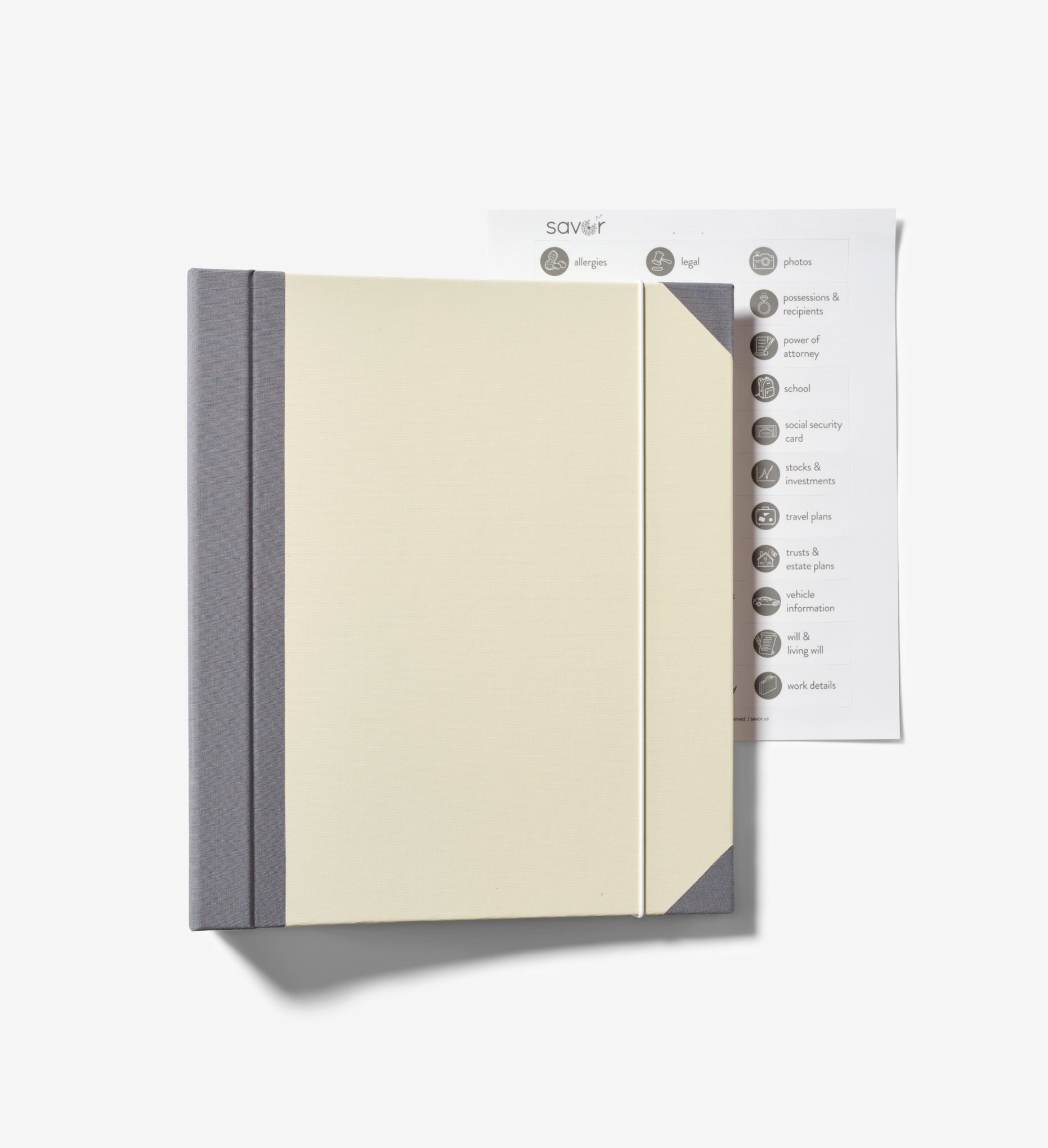 close slate document organizer folio