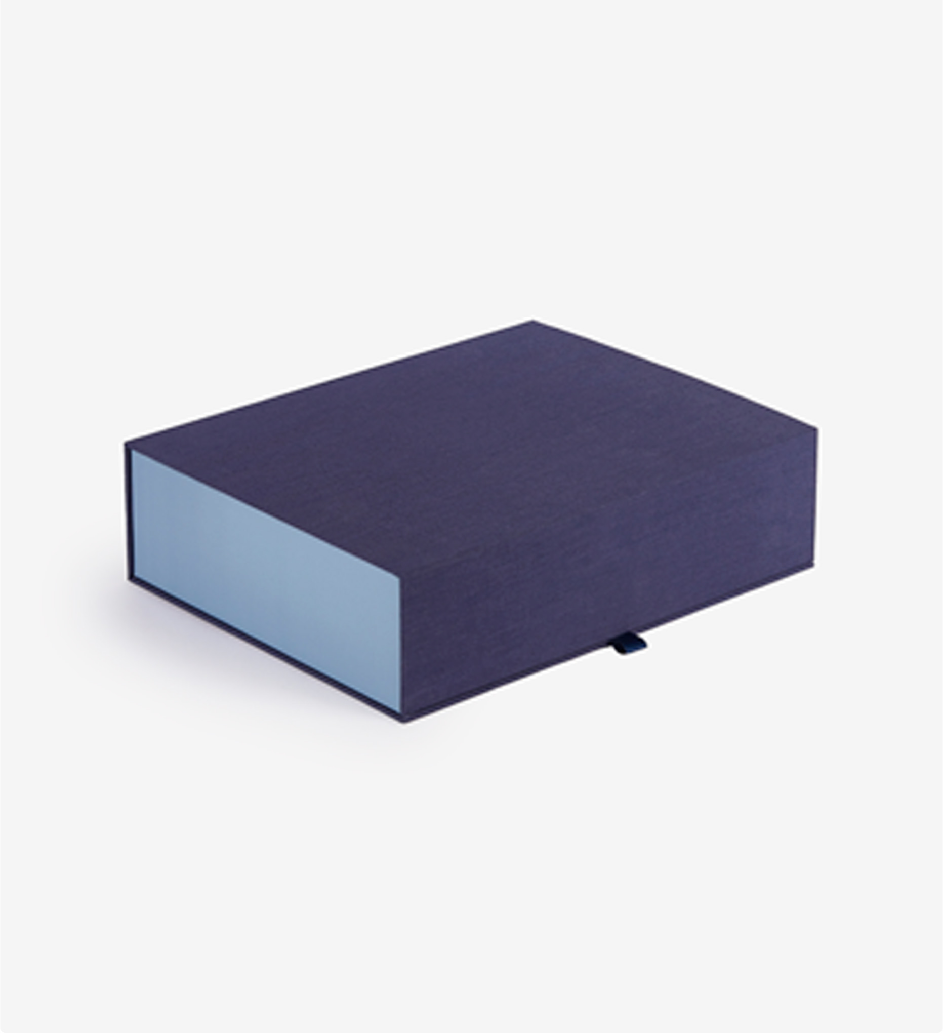 closed slate keepsake overflow box.