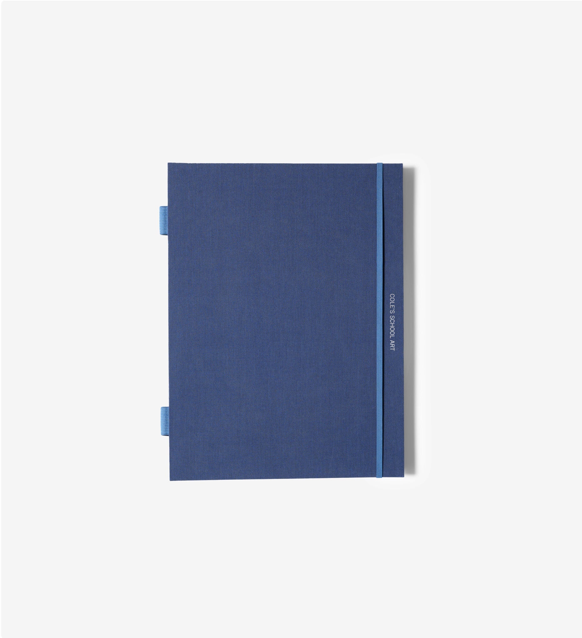closed personalized something blue fan folio.
