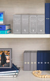 bookshelf with savor products