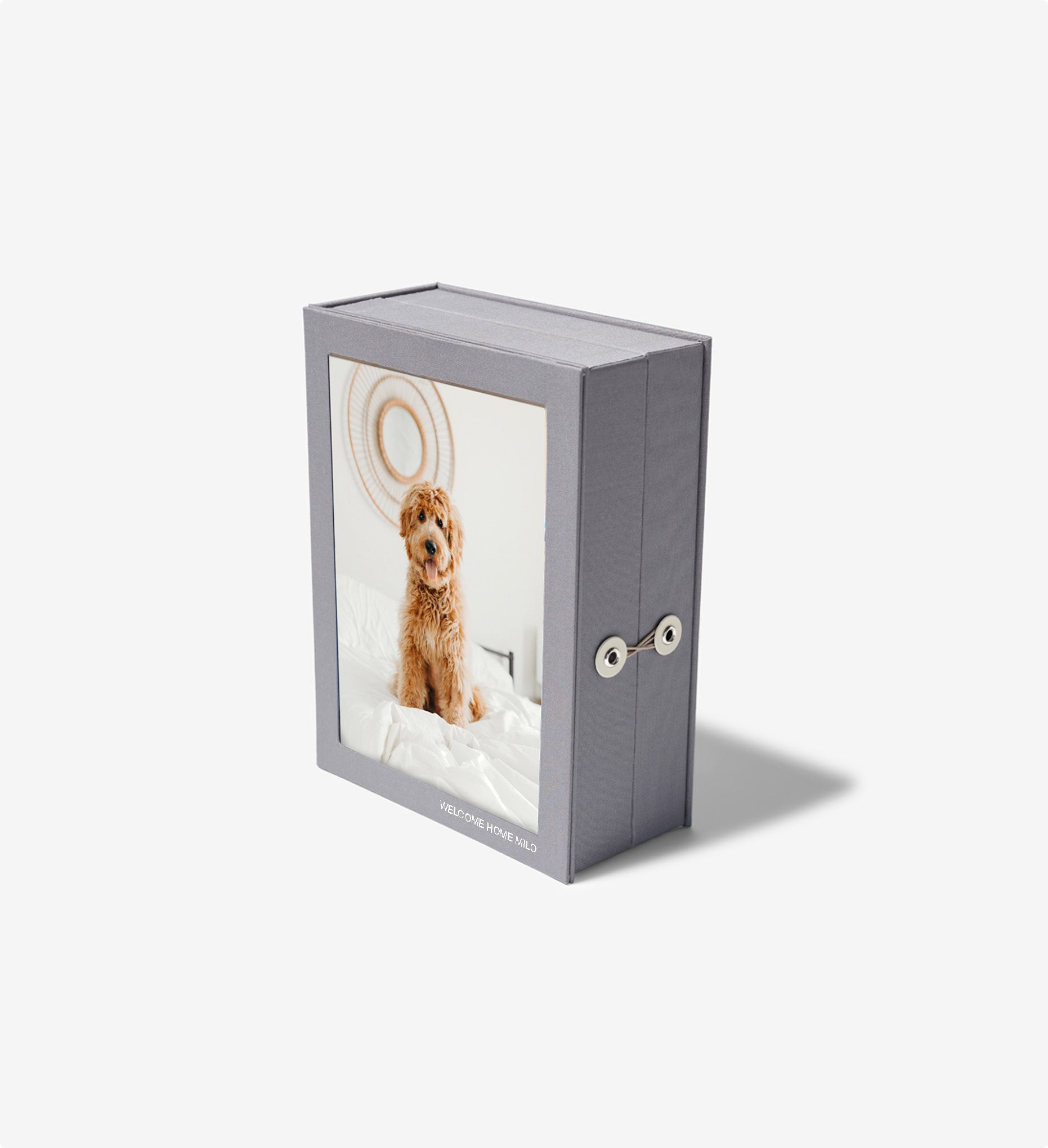 closed slate story box with personalization