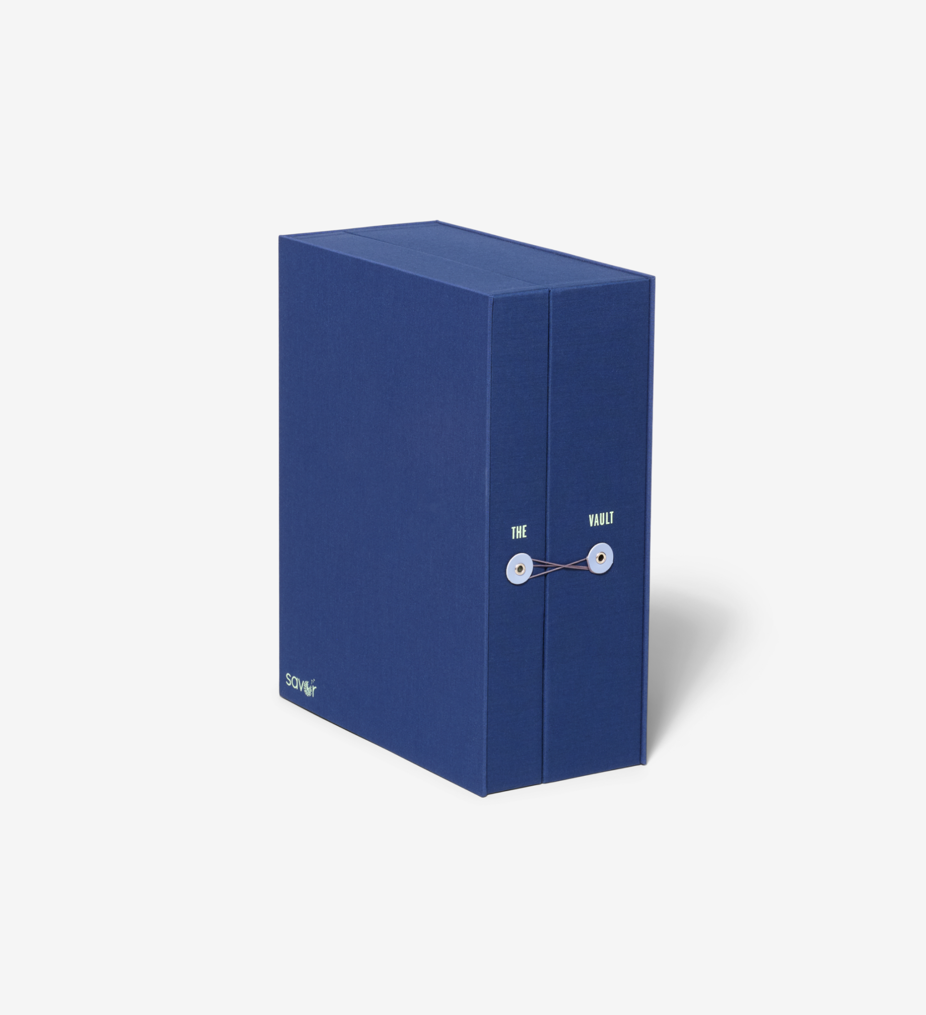 Closed single something blue wedding vault keepsake box