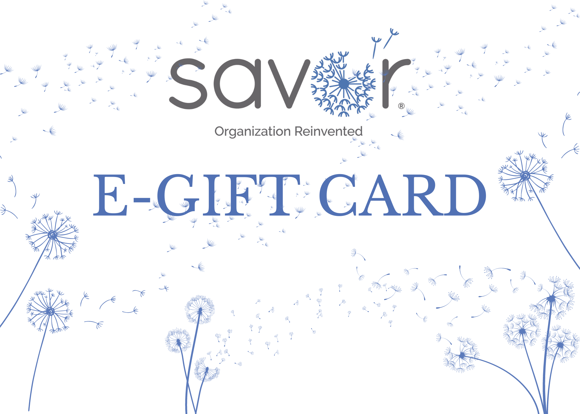 Savor giftcard