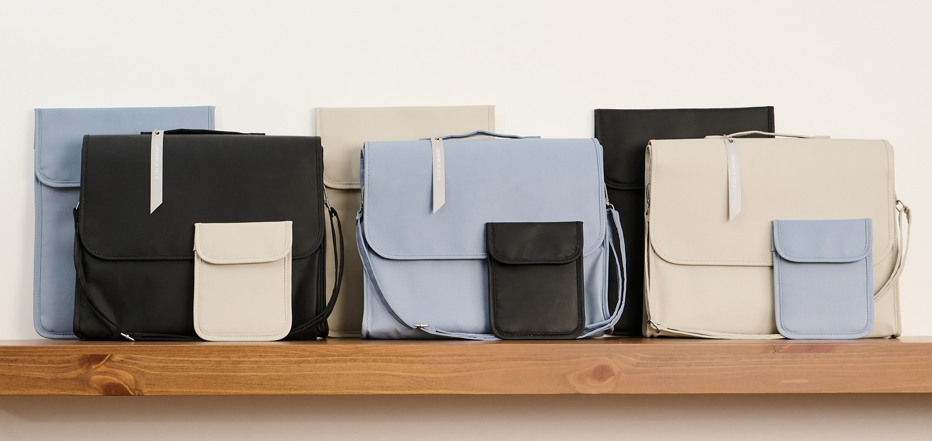 papersavor fireproof bags sitting on a shelf