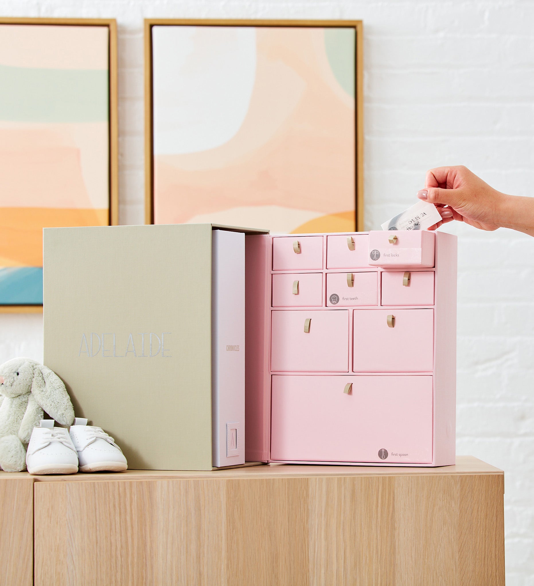 The Savor Baby Book & Baby Deluxe Keepsake Box Bundle