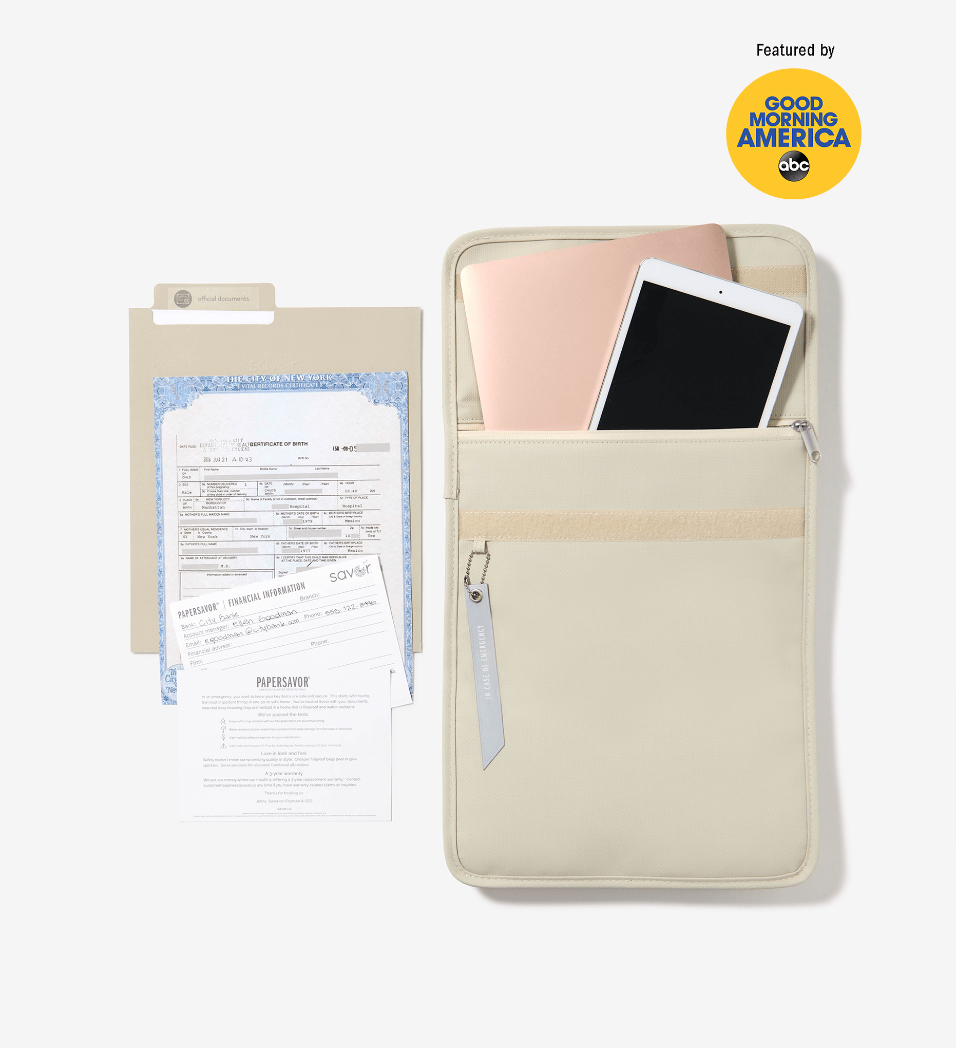 The PaperSavor™ Fireproof Midi Bag - Medium