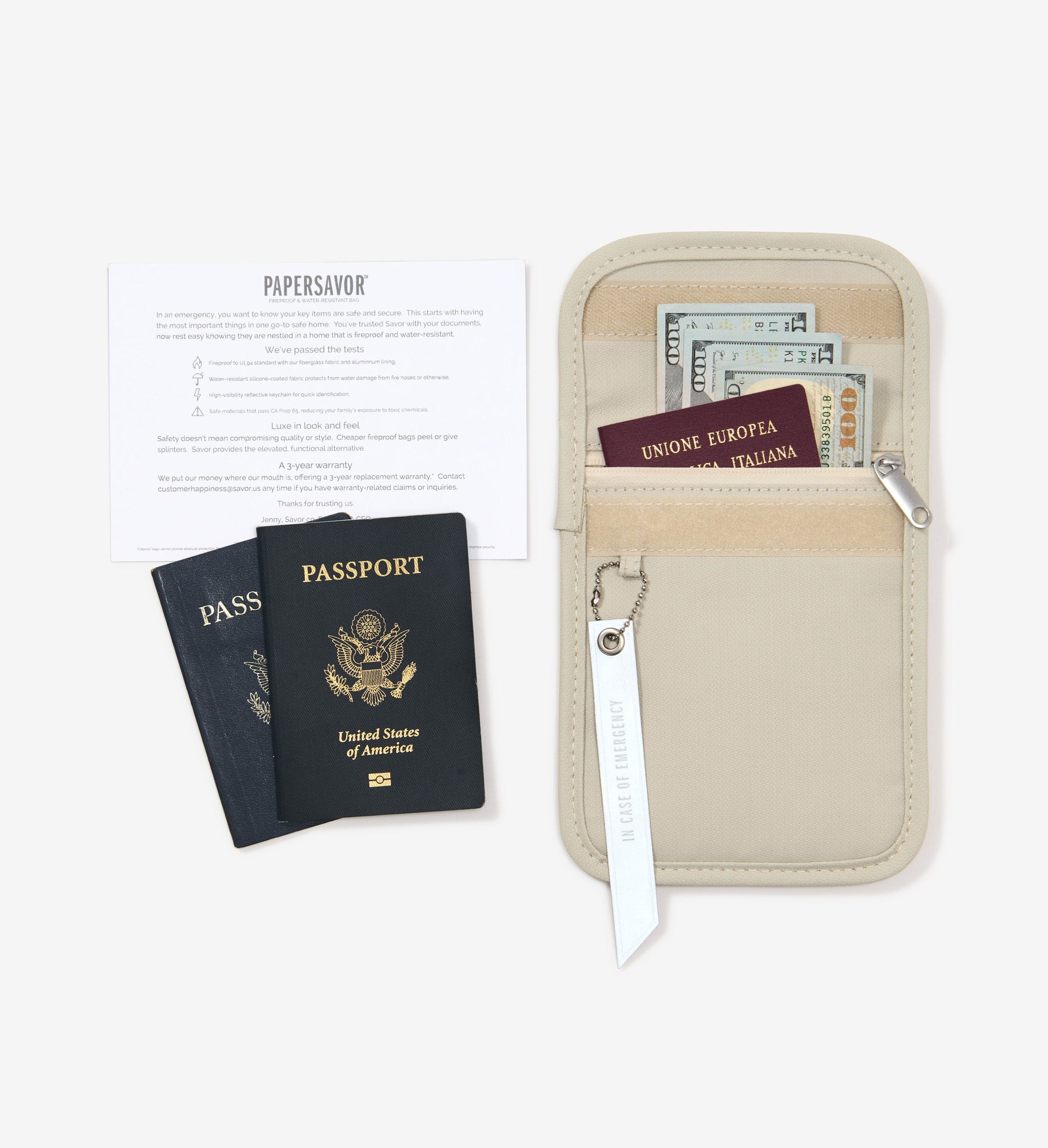 The PaperSavor™ Fireproof Mini Bag - Small