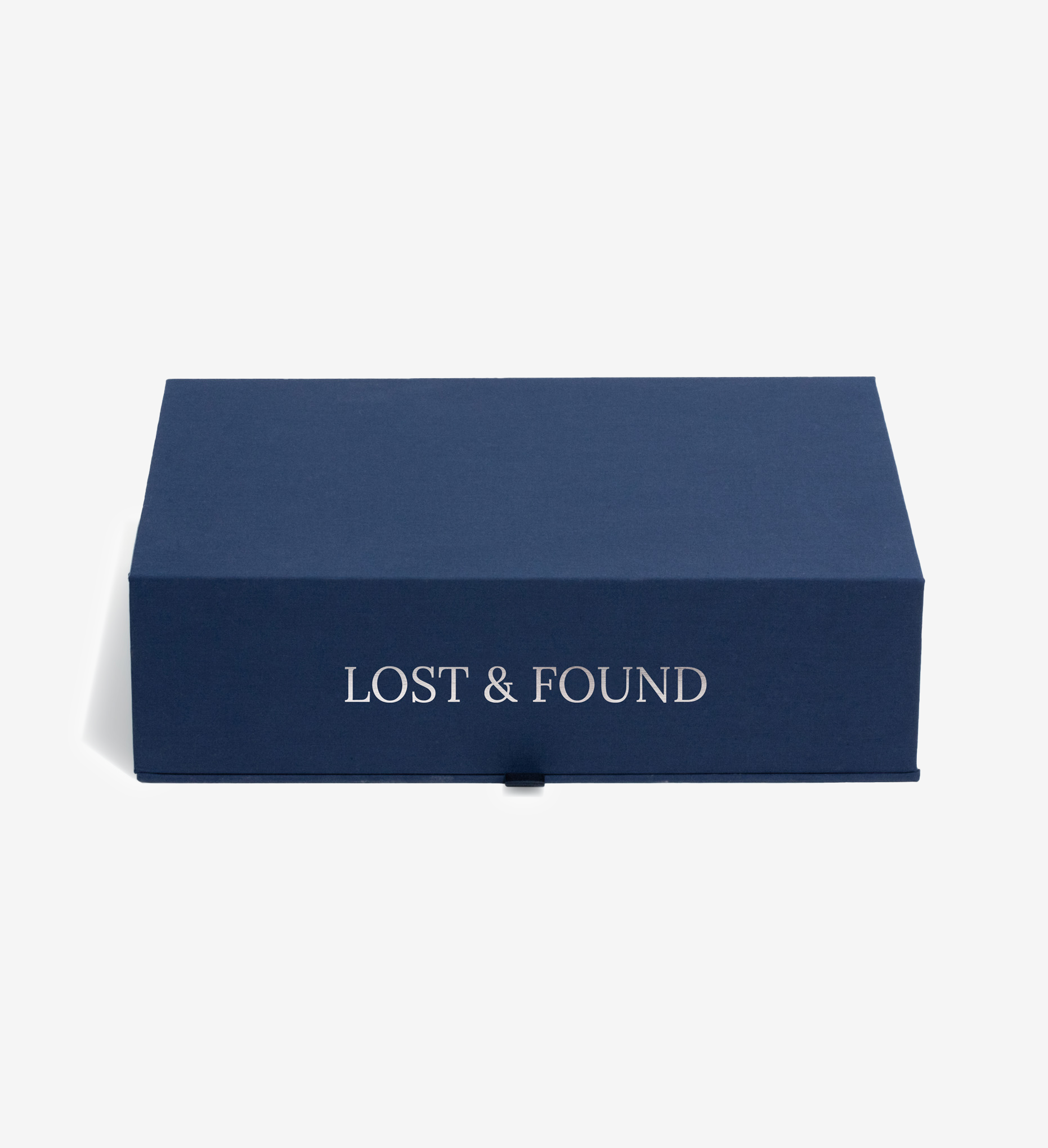 closed something blue safe deposit box personalized with lost and found