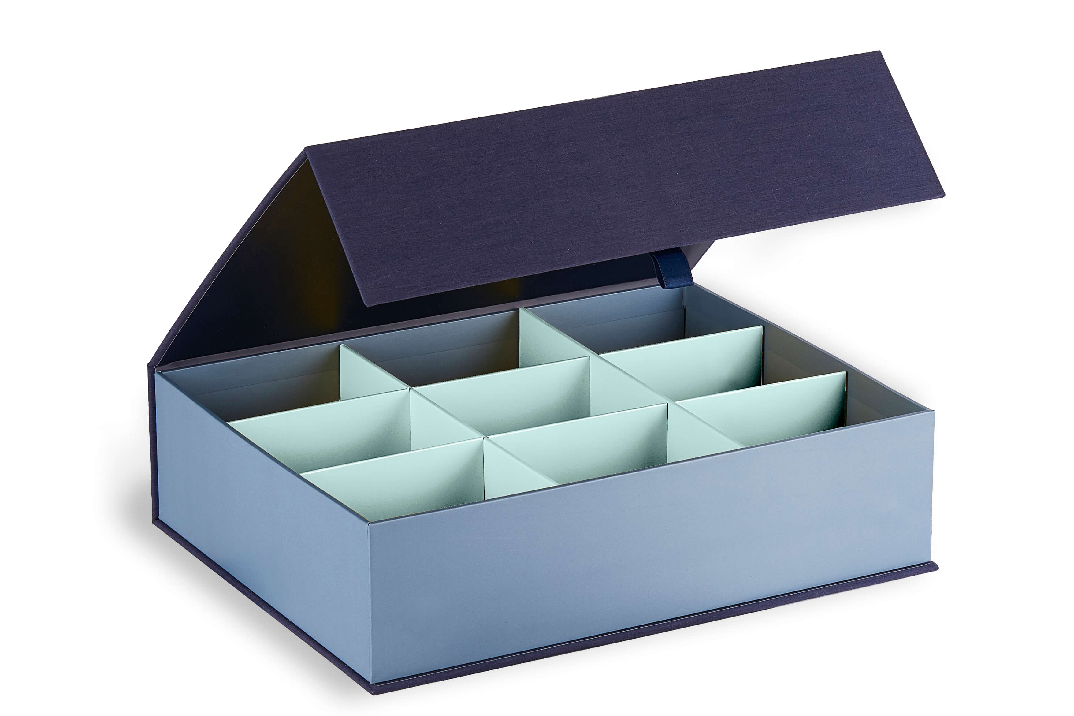 open something blue overflow box.
