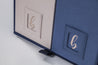 close up of the bottom of the box with personalized letter in caroline.